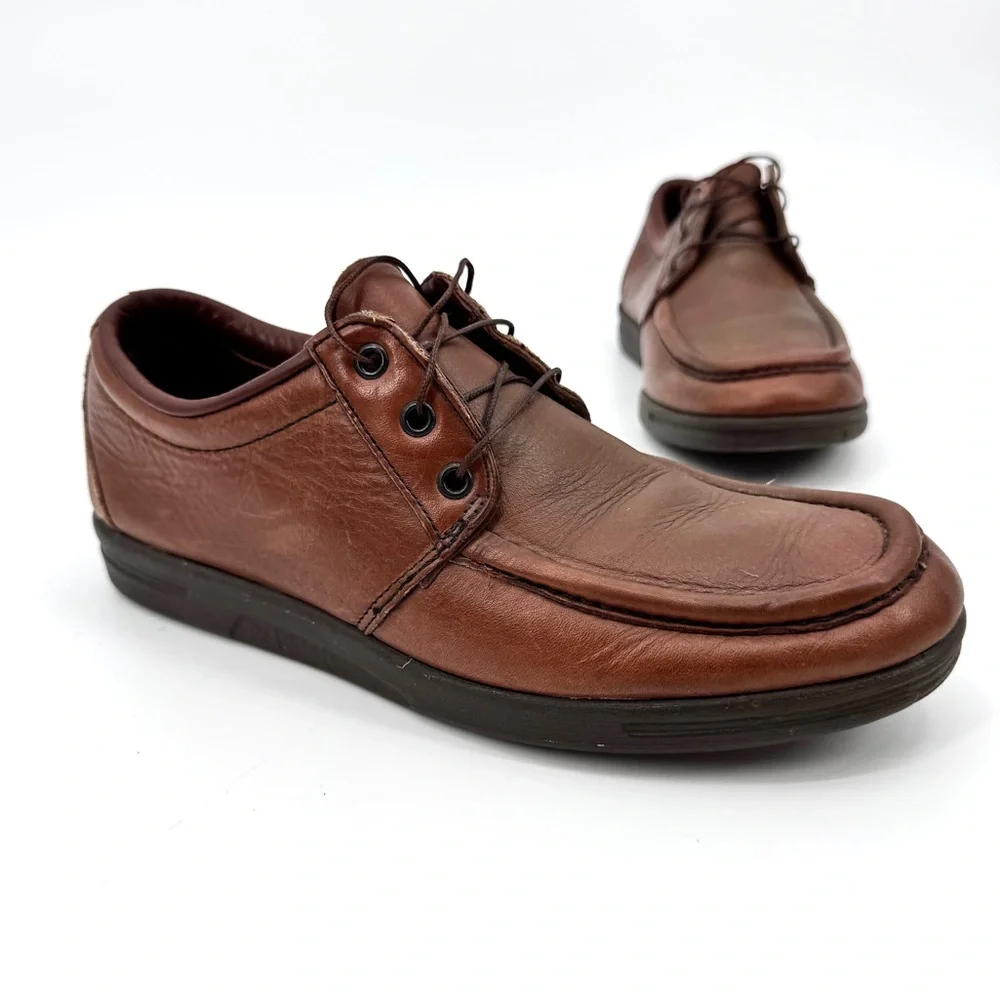VTG RED WING Leather Moc Toe Oxford Shoe